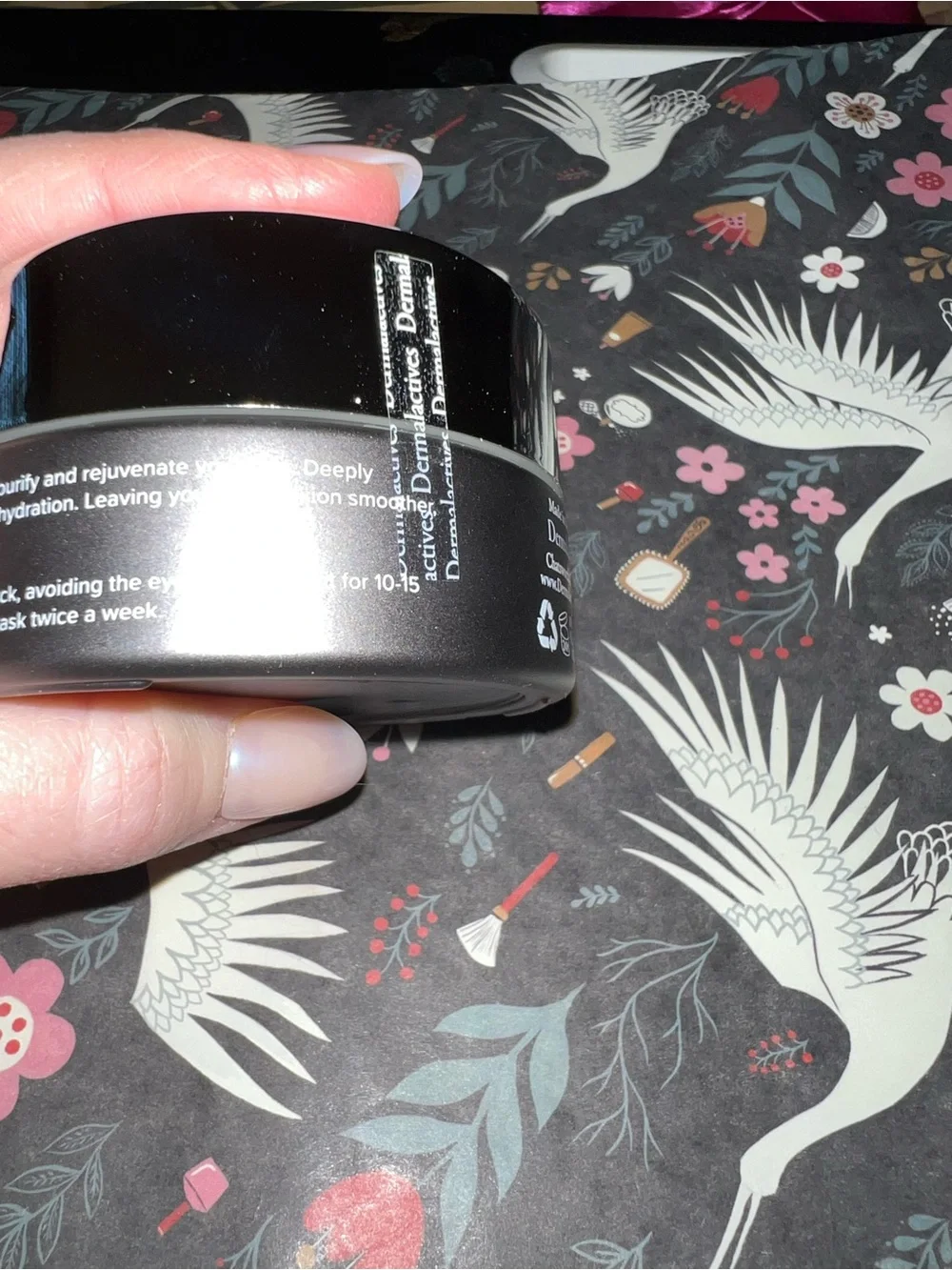 Dermalactives Resurfacing Honey & Charcoal Mask – Brown